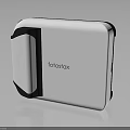 White Fotoslax Electronic Device With Black Trim For Photo Processing
