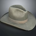 Stylish Gray Wide Brimmed Hat With Light Colored Band For Daily Casual Use