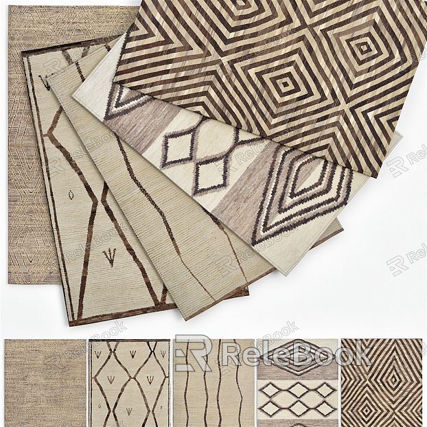 modern carpet square carpet model