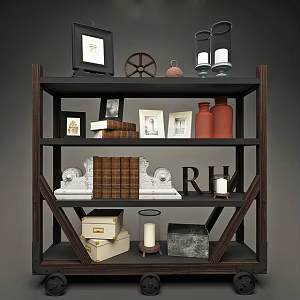 Bookshelf 3d model