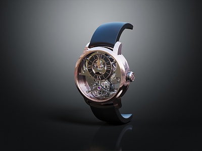 Modern watches Swiss watches precision watches 3d model