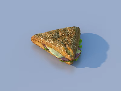 sandwich bread food 3d model