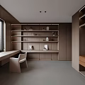 Minimalist cloakroom 3d model
