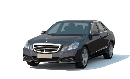 Mercedes-Benz E-Class 2010 MercedesBenz with Less Mold Surface 3d model