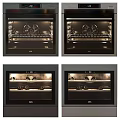 Sleek AEG Kitchen Appliances Featuring Modern Range Hood And Gas Cooktop