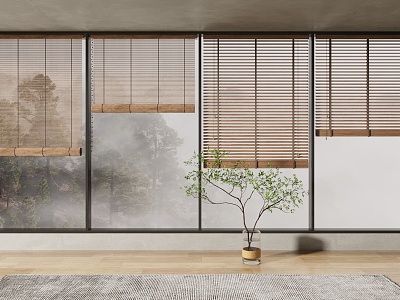 New Chinese Bamboo Shutter model