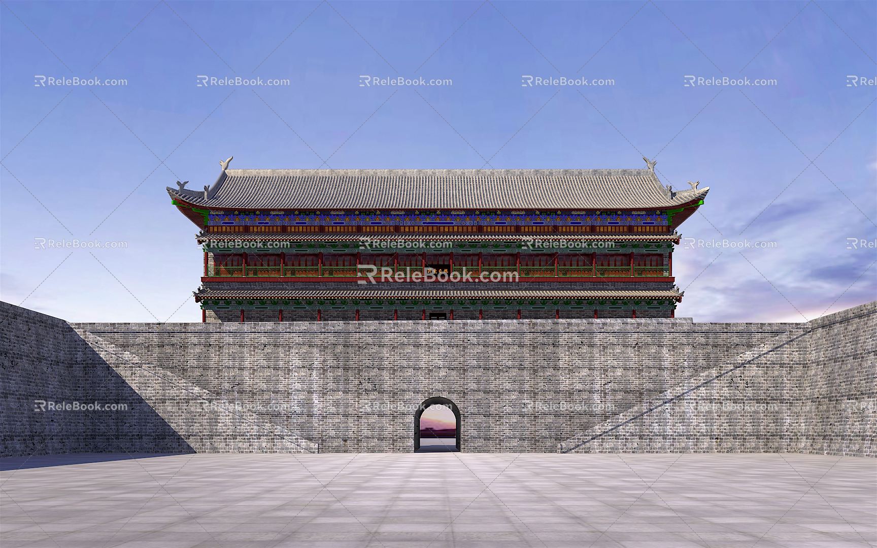 New Chinese Ancient Architecture 3d model