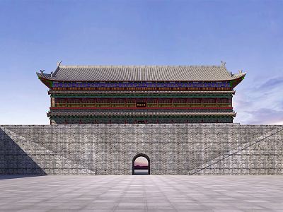 New Chinese Ancient Architecture 3d model