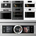 Modern Kitchen Appliances with Built in Ovens and Coffee Machine in Various Styles