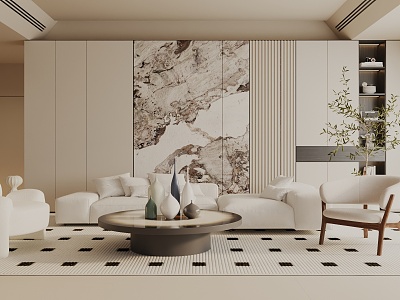 Living room 3d model