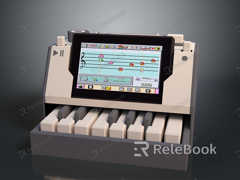 Modern game machine Nintendo piano game machine model