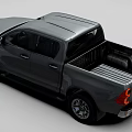 Gray Toyota Pickup Truck Exterior Design