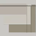 Rolling curtain 3d model