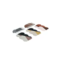 Stylish Shaped Rugs With Geometric Patterns And Multicolor Designs For Modern Home Interiors