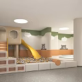 Kindergarten Interior With Playful Decor And Bright Space