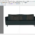 Simple Multiplayer Sofa 3d model