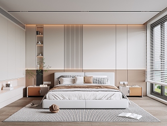 Modern Bedroom 3d model