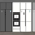 BOSCH embedded refrigerator 3d model