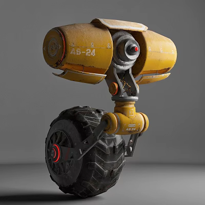 Yellow Robot Robot Technology Robot Intelligent Robot 3d model Yellow Robot Robot Technology Robot Intelligent Robot 3d model