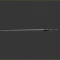 Decorative Metal Sword With Intricate Hilt And Sharp Blade On