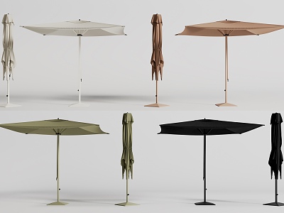 Modern Parasol Foldable Parasol 3d model