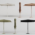 Modern Parasol Foldable Parasol 3d model