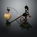 Globe Antique Globe Old Globe Retro Globe Game Item Game Props Game Equipment 3d model