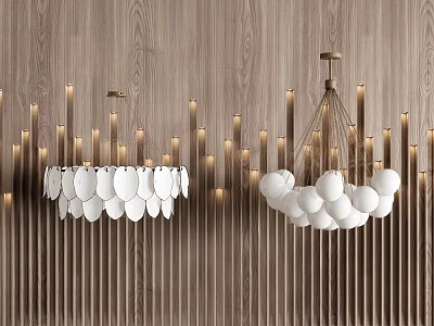 Art chandelier 3d model