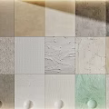 Various Colored Wall Panels With Different Textures For Interior Design Samples