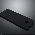 ANKER Blue Power Bank With Carbon Fiber Texture And USB Ports