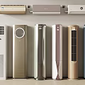 Modern Air Conditioning Air Conditioning Combination Vertical Inverter Air Conditioning Wall-mounted Air Conditioning Air Conditioning External 3d model
