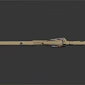Modern sci-fi rifle sci-fi sniper rifle laser pulse gun pulse gun 3d model