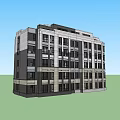 Modern Multi Story Single Family House Exterior With Large Windows And Contemporary Facade