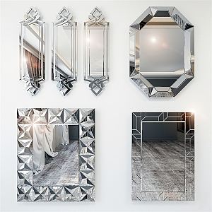 Modern Mirror 3d model