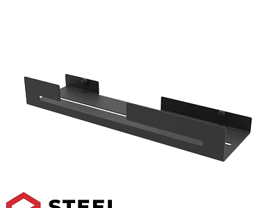 Sturdy Steel Wall Mounted Rack for Bathroom Daily Washing Essentials Storage 3d model