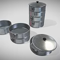 Durable Metal Storage Containers With Stackable Design And Secure Lids For Home