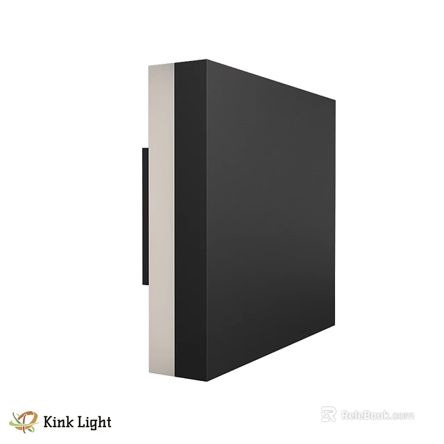Modern Minimalist Black And Beige Rectangular Chandelier For Home Interior Decor 3d model 