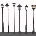 Various Black Outdoor Lights With Classic And Modern Design Styles For Gardens