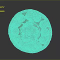 Handcrafted Circular Woven Decorative Piece With Intricate Spiral Patterns And Textured Edges