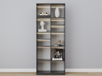 Bookcase Bookshelf Cabinet 3d model