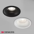 Modern Black and White Recessed Downlights for Ceiling Lighting with Bright Illumination