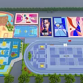 Fire Rescue Access Area Design And Location In Building Layout For Safety Planning