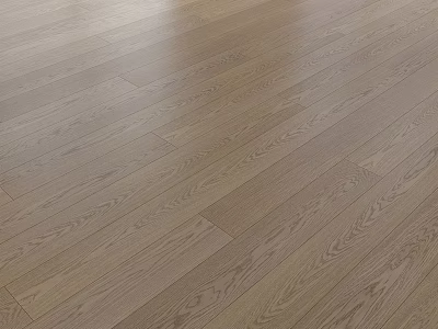 Natural Oak Wooden Flooring With Smooth Surface Natural Grain And Plank Design 3d model