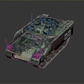 Industrial LOFT Tank Samurai Tank Warrior Tank 3d model