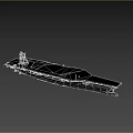 USS Enterprise CVN-80 aircraft carrier Ford-class aircraft carrier warship military vessel warship 3d model