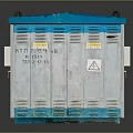 10kV Feeder Electrical Equipment Industrial Distribution Cabinet with Blue Top and White Body