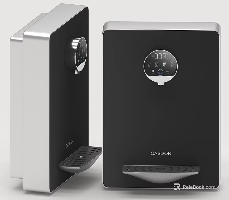 CASDON Modern Kitchen Sterilizer With Digital Display And Foot Pedal Operation 3d model 