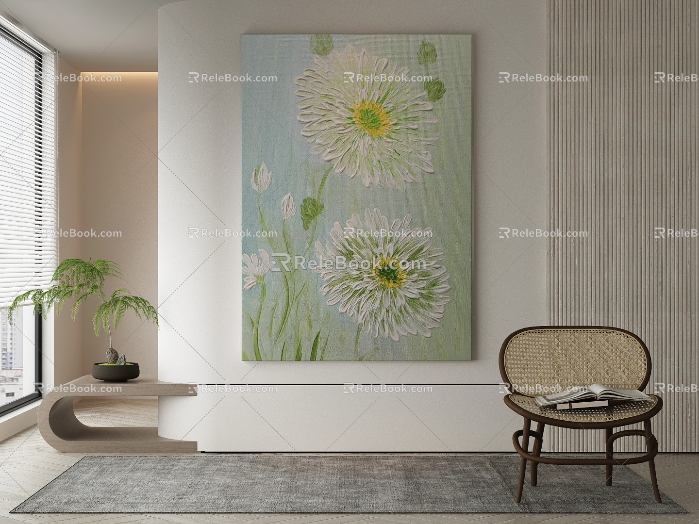 decorative painting 3d model