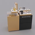 Skin Care Nakajima Import Cabinet Skin Care Cabinet Cosmetic Cabinet Front Desk Display Nakajima Display Cabinet 3d model