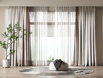 Curtains 3d model